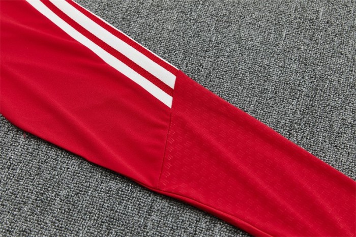 26/27 Spain Red Half Zipper Jacket Tracksuit + Long Pants