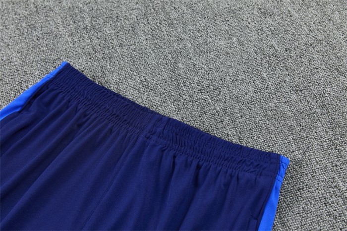 26/27 Inter Milan Royal Blue Half  Zipper Jacket Tracksuit + Long Pants (Nike)