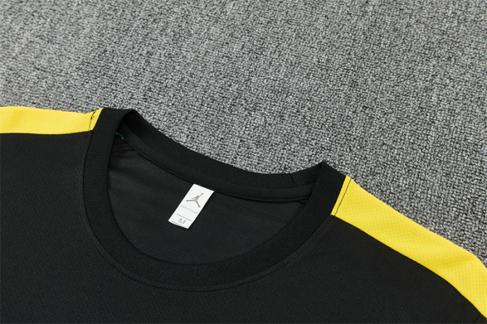 26/27 Brazil Black & Yellow Short Sleeve+Soccer Shorts