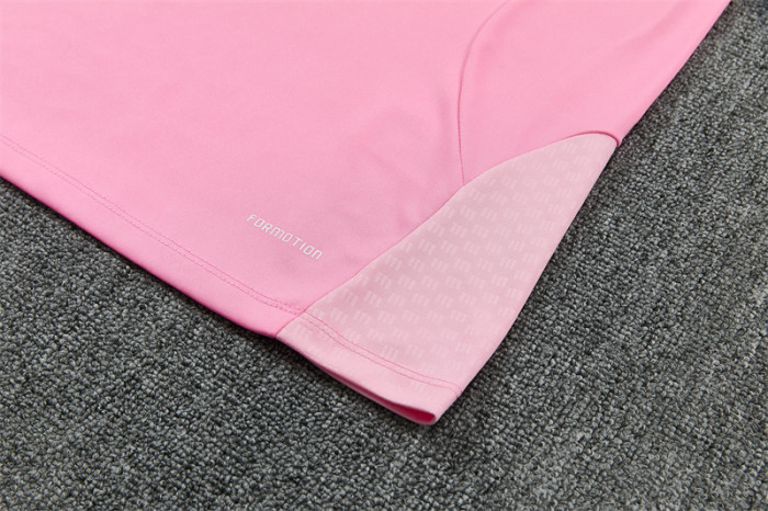 26/27 Inter Miami CF Pink  Half Zipper Jacket Tracksuit + Black Long Pants