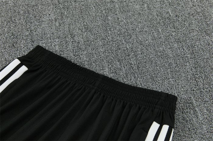 26/27 Spain Black & White Half Zipper Jacket Tracksuit + Long Pants