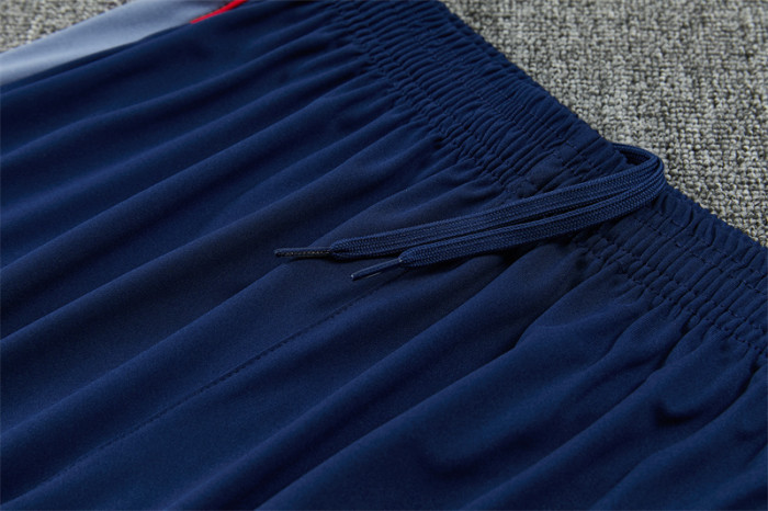 26/27 England Navy Blue  Half Zipper Jacket Tracksuit + Long Pants (Nike)
