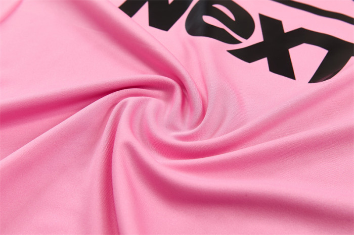 26/27 Inter Miami CF Pink  Half Zipper Jacket Tracksuit + Black Long Pants