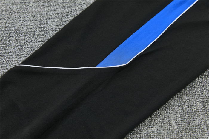 26/27 Atletico Madrid Black Half Zipper Jacket Tracksuit + Long Pants