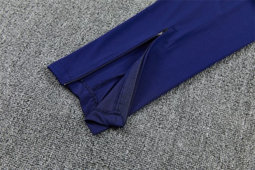 26/27 Inter Milan Dark Navy Blue Half Zipper Jacket Tracksuit + Long Pants