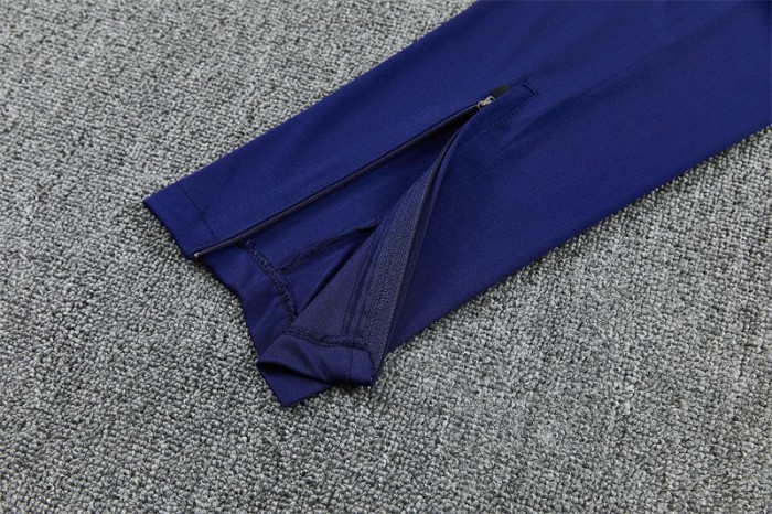 26/27 Inter Milan Dark Navy Blue Half Zipper Jacket Tracksuit + Long Pants