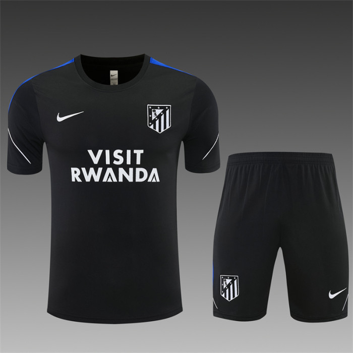 26/27 Atletico Madrid Black Short Sleeve+Soccer Shorts