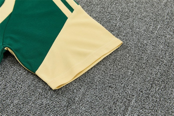 26/27 Real Madrid Green & Cream  Short Sleeve+Soccer Shorts