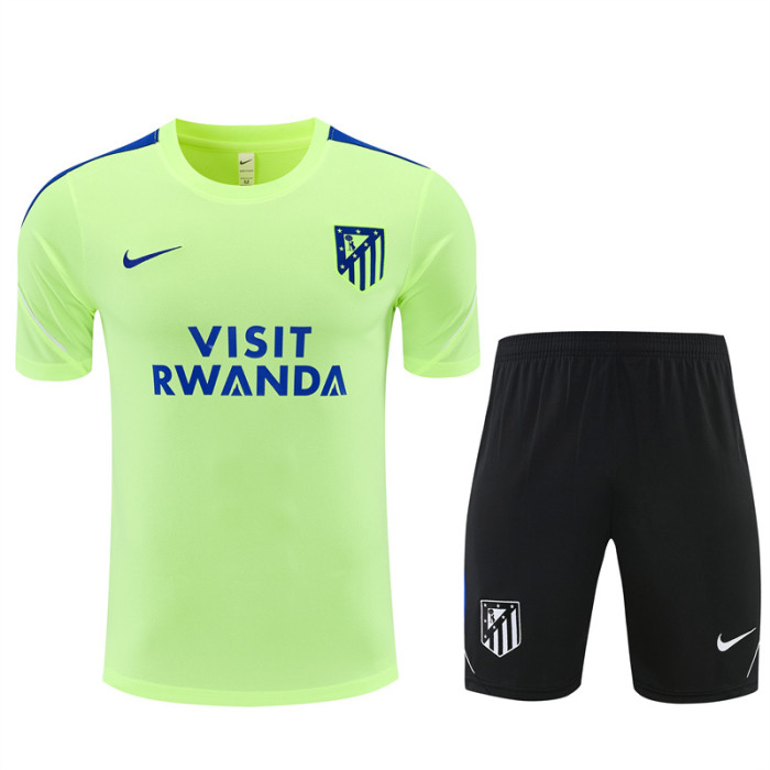 26/27 Atletico Madrid Fluorescent Green Short Sleeve+Soccer Shorts