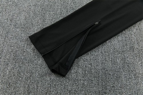26/27 Brazil Black & Yellow Half Zipper Jacket Tracksuit + Long Pants