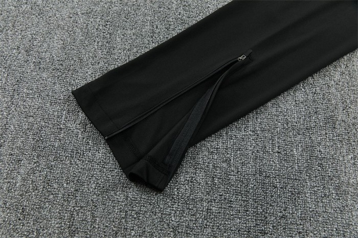 26/27 Brazil Black & Yellow Half Zipper Jacket Tracksuit + Long Pants