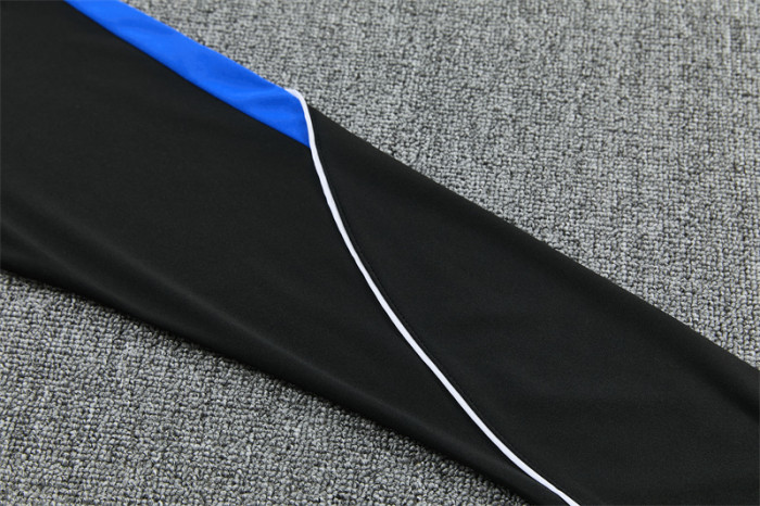 26/27 Atletico Madrid Black Half Zipper Jacket Tracksuit + Long Pants
