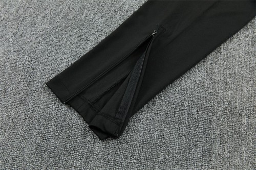 26/27 Atletico Madrid Black Half Zipper Jacket Tracksuit + Long Pants