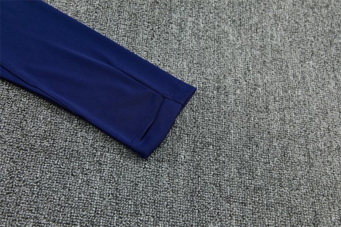26/27 Inter Milan Dark Navy Blue Half Zipper Jacket Tracksuit + Long Pants