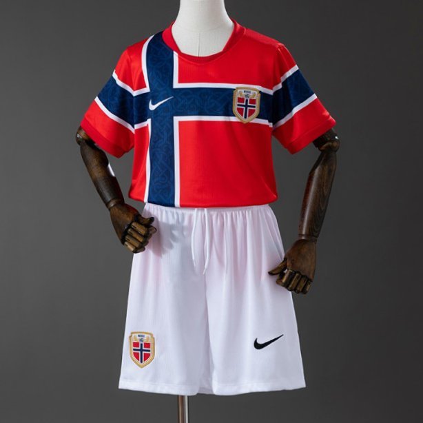 2026 Kids Norway Home Kit Jersey Size 16-28
