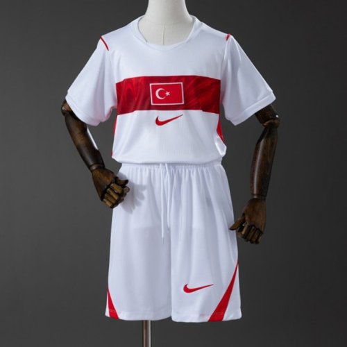 2026 KidsTurkiye Home Kit Jersey Size 16-28