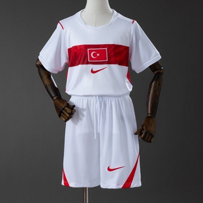 2026 KidsTurkiye Home Kit Jersey Size 16-28