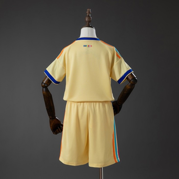 2026 Kids Curacao Away Kit Jersey SIZE 16-28