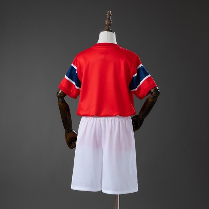 2026 Kids Norway Home Kit Jersey Size 16-28