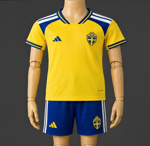 2026 Kids Sweden Home Jersey