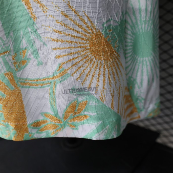 Player Version 2026 Ivory Coast Away White with Tropical Sunflower  Print Jersey