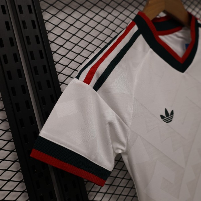 Player Version 2026 Womens Mexico Away White with Geometric Diamond Texture Jersey