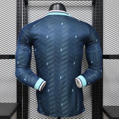 Player Version 2026 Germany Away Navy Blue  Long Sleeve Jersey