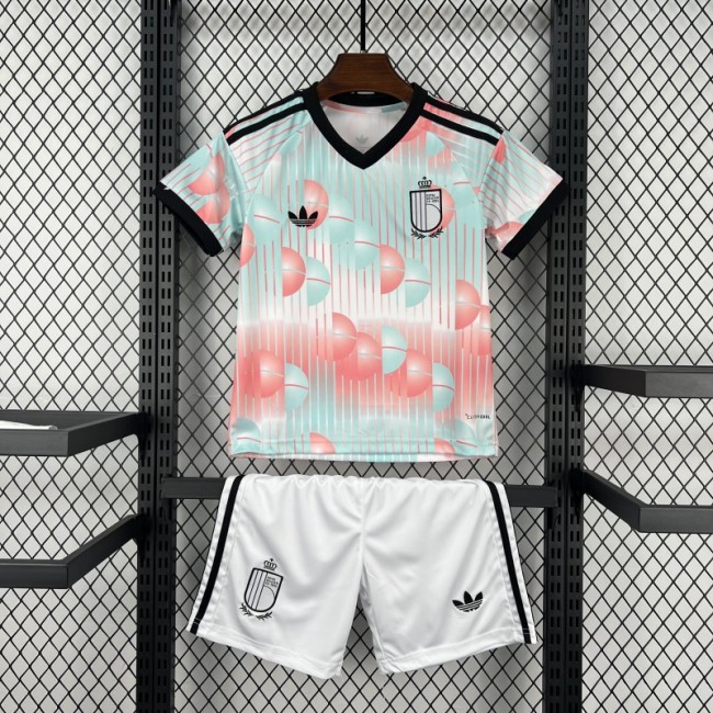 2026 Kids Belgium World Cup Away Kit