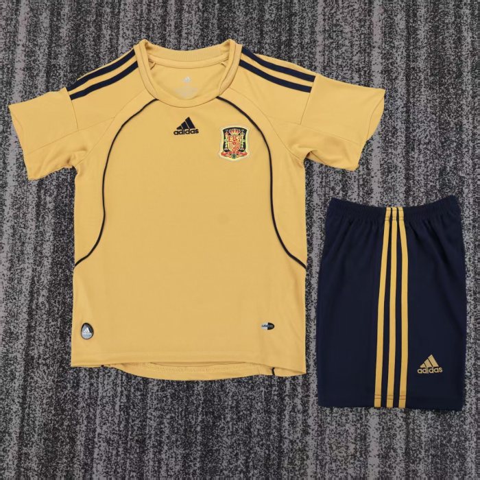 Retro 2008 Kids Spain Away Jersey