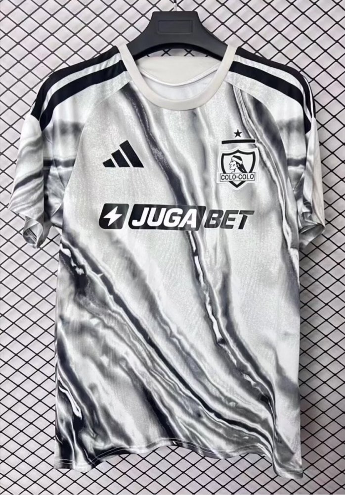 26/27 Colo Colo Black/White Marble Third Jersey