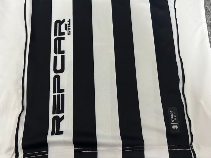 25/26 Errea CD Castellón Vintage Black White Home Jersey