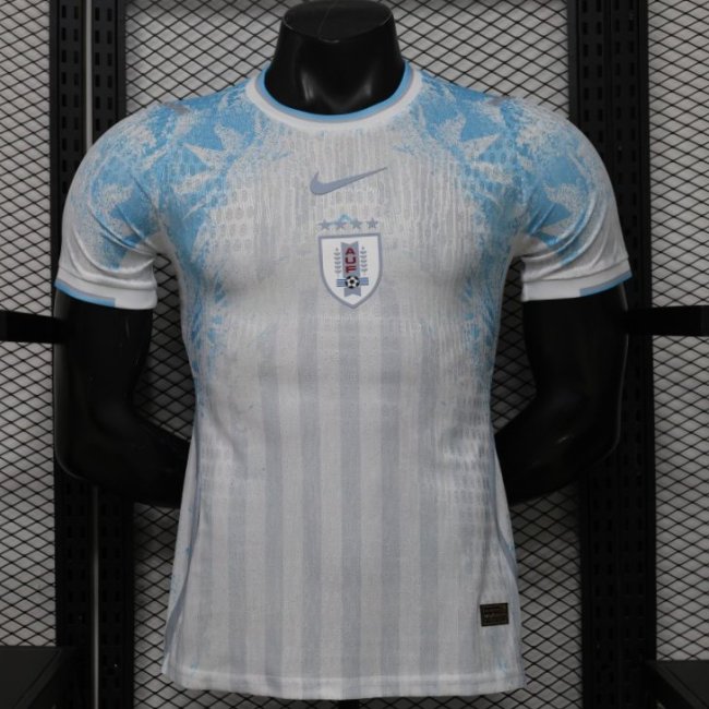 Player Version 2026 Uruguay Away Special Edition White  Jersey