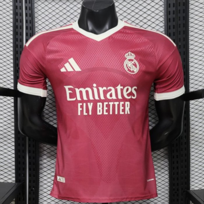 Player Version 26/27 Real Madrid Third Burgundy Red Jersey