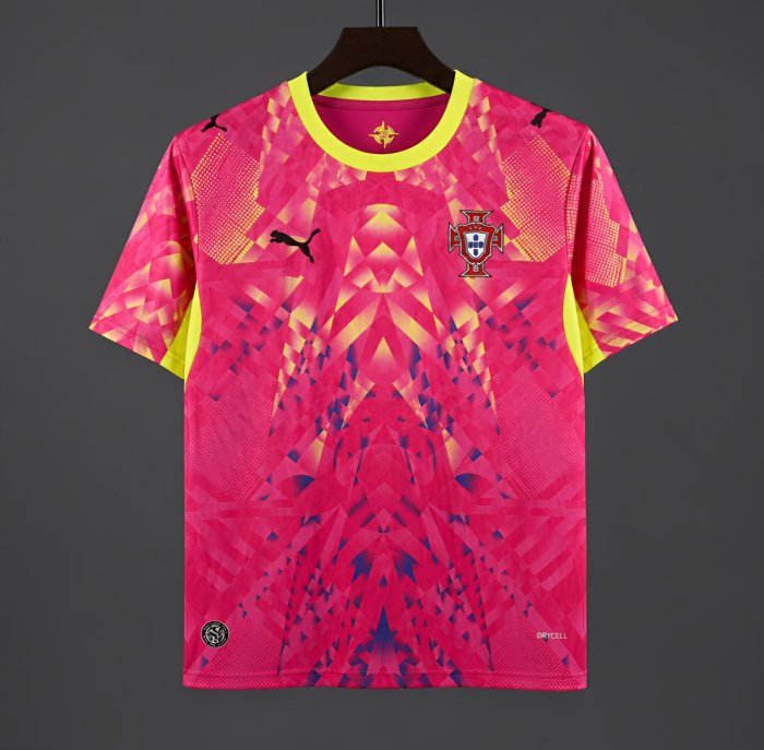 2026 Portugal Pink Goalkeeper Jersey