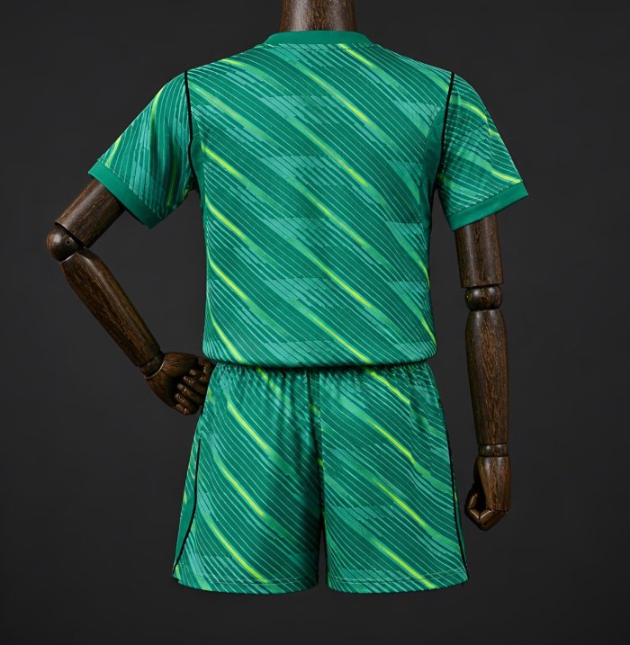 2026 Kids France Green Goalkeeper Jersey
