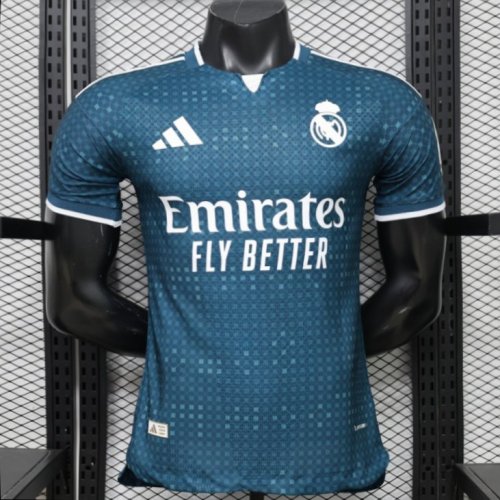 Player Version 26/27 Real Madrid Away Teal Blue  Jersey