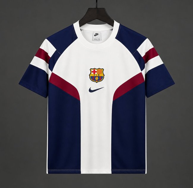 26/27 Barcelona Vintage 1998-01 Remake Away Jersey
