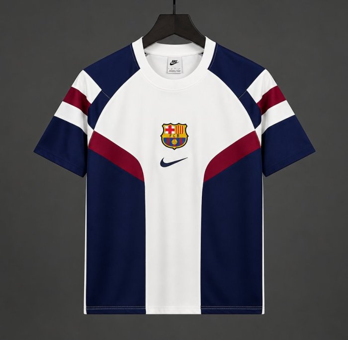 26/27 Barcelona Vintage 1998-01 Remake Away Jersey