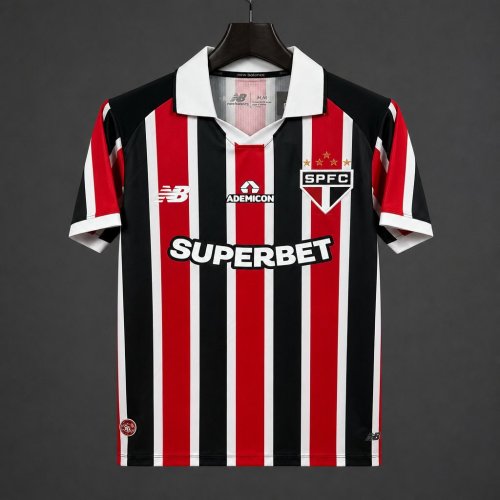 26/27 Sao Paulo Away Jersey With Full Sponsors