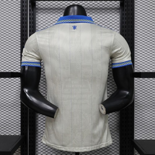 Player Version 26/27 Manchester United Away Cream White Jersey