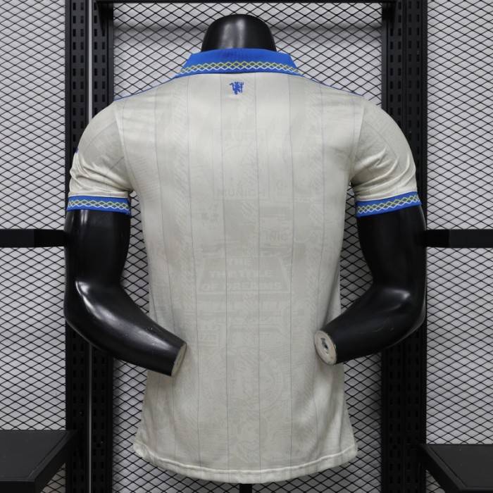 Player Version 26/27 Manchester United Away Cream White Jersey