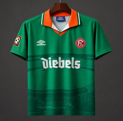 Retro 96/97 Fortuna Dusseldorf Away Green Jersey