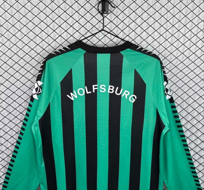 Retro 94/95 Wolfsburg Home Long Sleeve Jersey