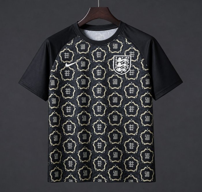 2026 England Women's 500th Game Black Special Edition Training Jersey