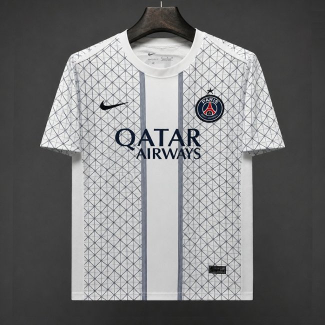 25/26 PSG Paris Saint-Germain Academy Pro Eiffel Tower Lattice Pattern Pre-Match Jersey