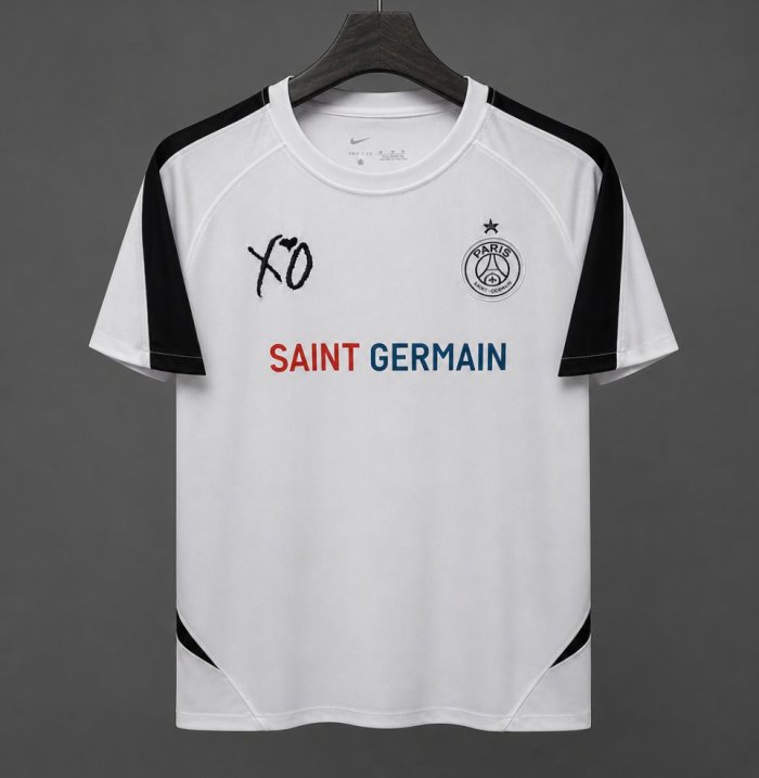 26/27 PSG x XO  Paris Los Angeles  Special Edition White Jersey