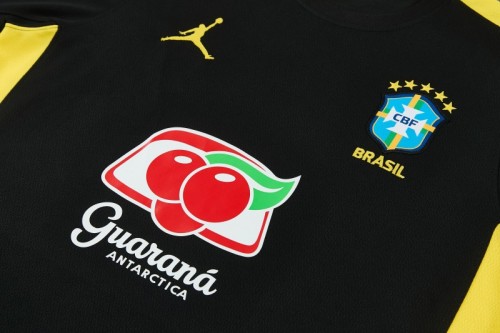 2026 Brazil Black Short Sleeve + Soccer Shorts