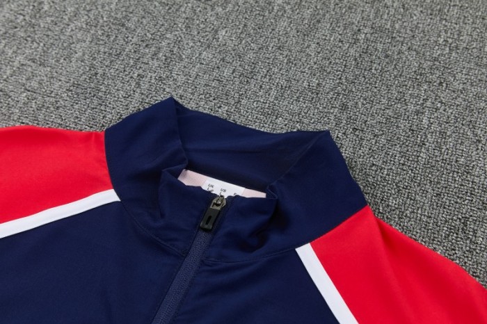 2026 England Navy Blue  Full Zipper Jacket Tracksuit + Long Pants