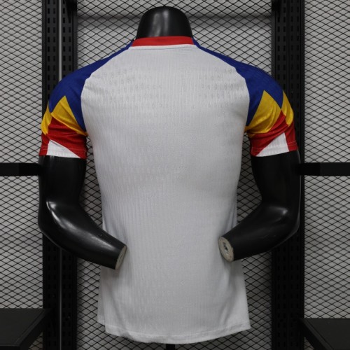 Player Version 2026 Romania Special Edition White with Blue Yellow Red Jersey
