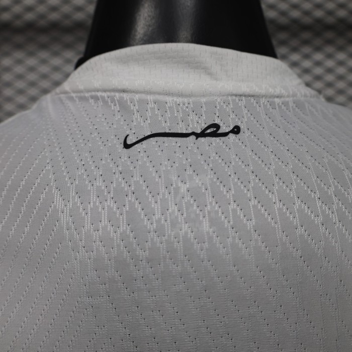 Player Version 2026 Egypt White with Grey  Away Jersey